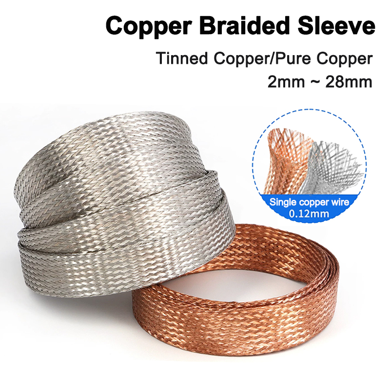 Cable Sleeve Braided - Cable de Cobre Trenzado Expandible de
