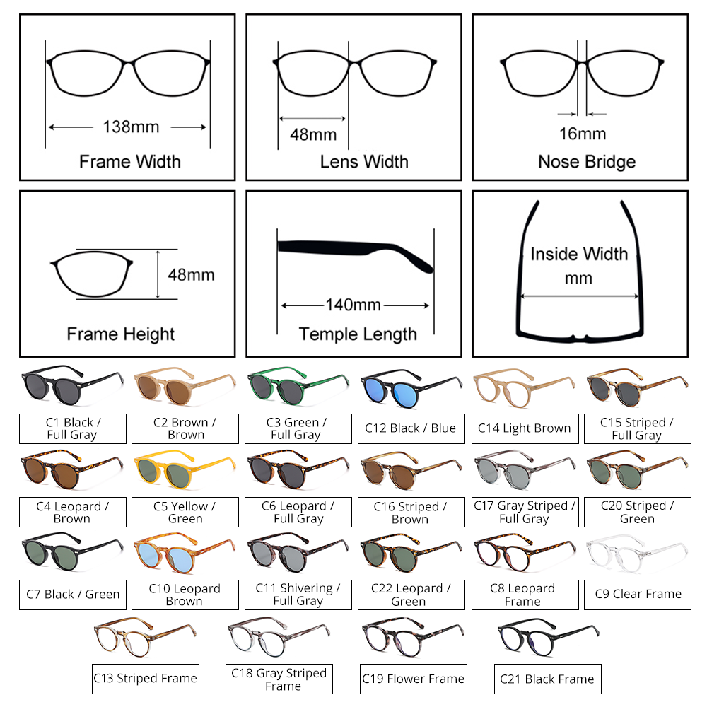 Montura de gafas redonda Retro - Gaming Accessories Korea reseña y precio