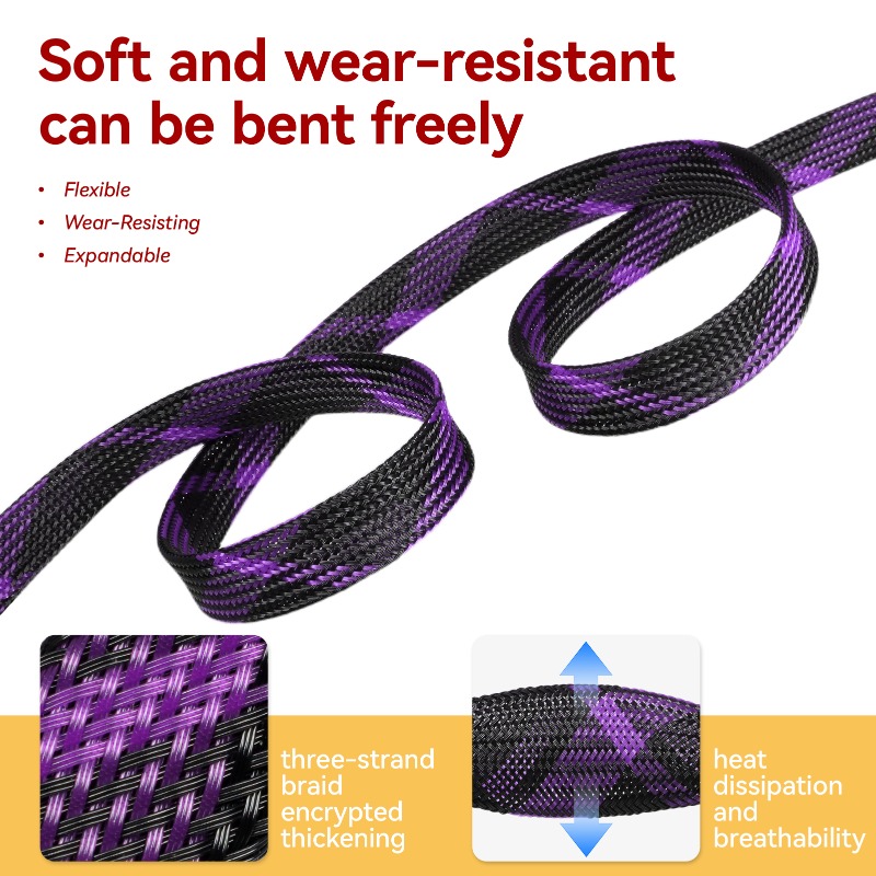 Funda de cable trenzada aislad - Cable Sleeve Braided reseña y precio