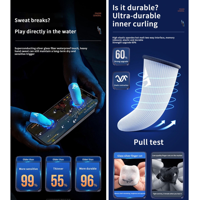 Fundas para dedos de jugador a - Gaming Accessories Mobile reseña y precio