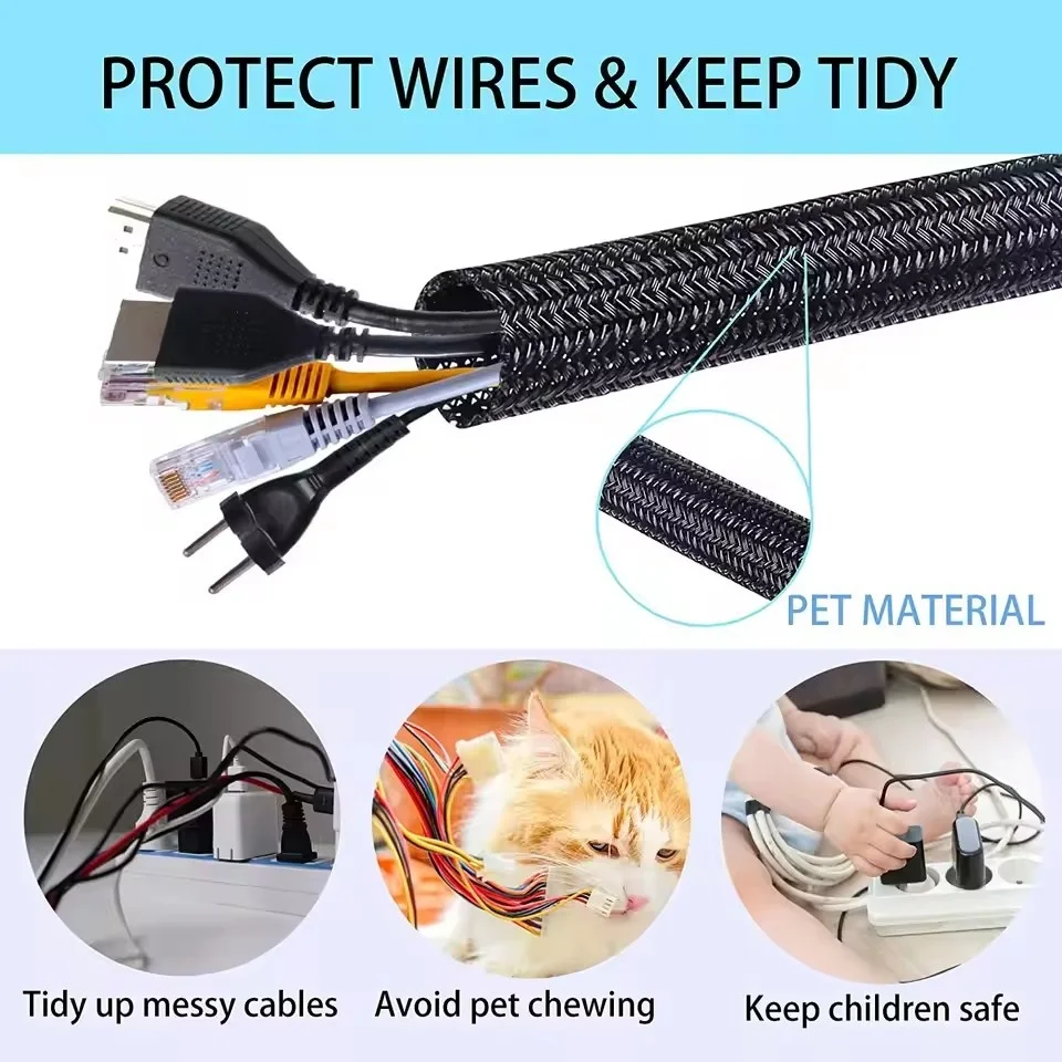 Funda Protectora para Cables,  - Cable Sleeve Braided reseña y precio