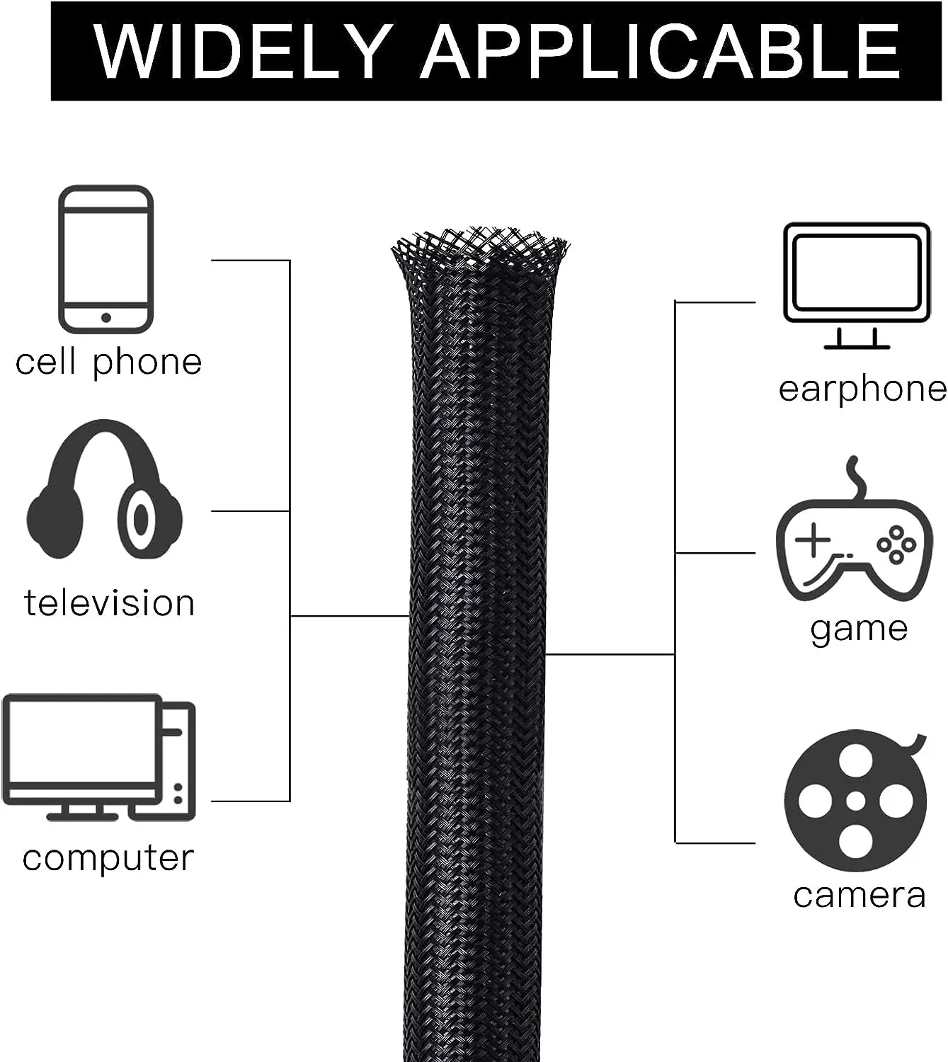Funda Protectora para Cables,  - Cable Sleeve Braided reseña y precio